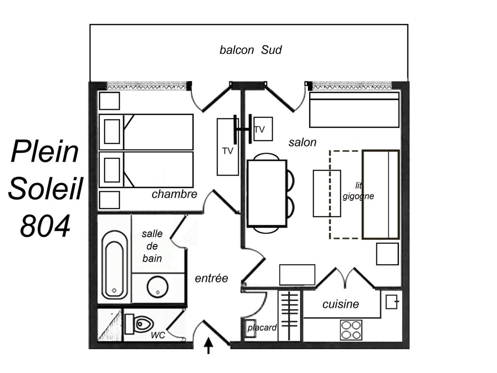 Appartement Ensoleille Avec Tv, Proche Pistes Et Commerces, Residence Plein Soleil, Les Allues - Fr-1-182-18 Мерибель Экстерьер фото